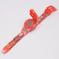 Kids Character digital watch Red Irnman