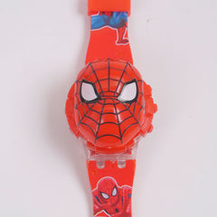 Kids Character digital watch Red Spiman