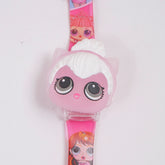 Kids Character Spinner digital watch pinki