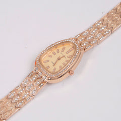 Woman Chain Watch Rosegold Pink