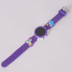 Kids Digital Character Watch purple unicorn