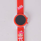 Kids Digital Character Watch red LOL