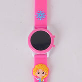 Kids Digital Character Watch Pink Frozen