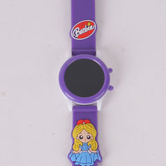 Kids Digital Character Watch purple barbee