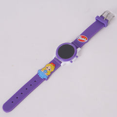 Kids Digital Character Watch purple barbee