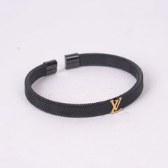 Black Mesh Bracelet L.V