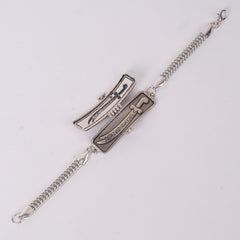 Intricate Zulfiqar Emblem Link Bracelet