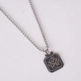 Silver Arabic Calligraphy Pendant Necklace