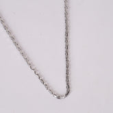 Refined Silver-Tone Link Chain 3mm