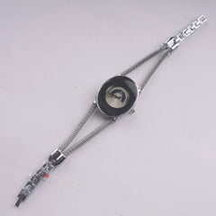 Women's Stylish Chain Watch Silver Sil