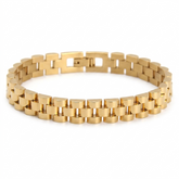 Golden Chain Mens Bracelets 10mm