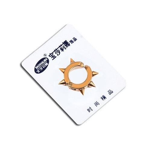 1Piece Golden Ear Thorn Titanium Steel Clip