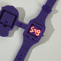 Kids Character Digital Watch Purple