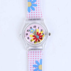2D PINK FLOWER WATCH C1004 FOR KIDS