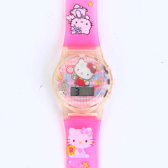 2D HELLO KITTY CARTOON WATCH C1034 FOR KIDS