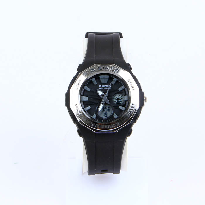 Black Strap Black/Silver Dial C1070 Kids Watch