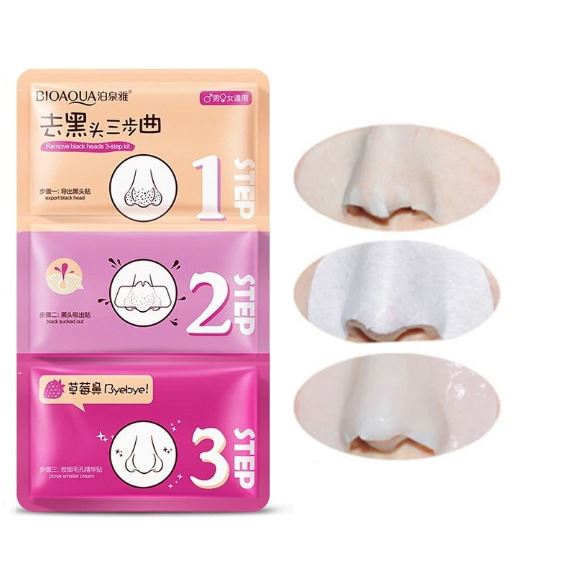 Blackhead Acne Remover BIOAQUA Face Care Nose Mask