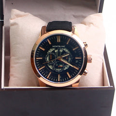 Blue Dial Black Strap 1188 Men's Wrist Watch