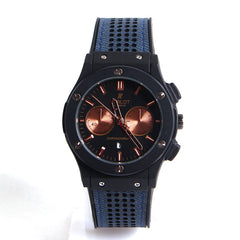 Blue Strap Black Dial 1238 Men's Wrist Watch
