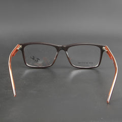 Brown And Orange Stripes R 5018 Eyeglasses - Thebuyspot.com