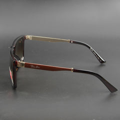 Brown Square R1080 Double Shade Sunglasses - Thebuyspot.com