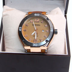 Brown Leather Strap 1186 Men's Wrist Watch
