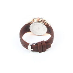 Brown Rubber Strap 1165 Men's Wrist Watch