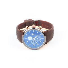 Brown Rubber Strap 1165 Men's Wrist Watch