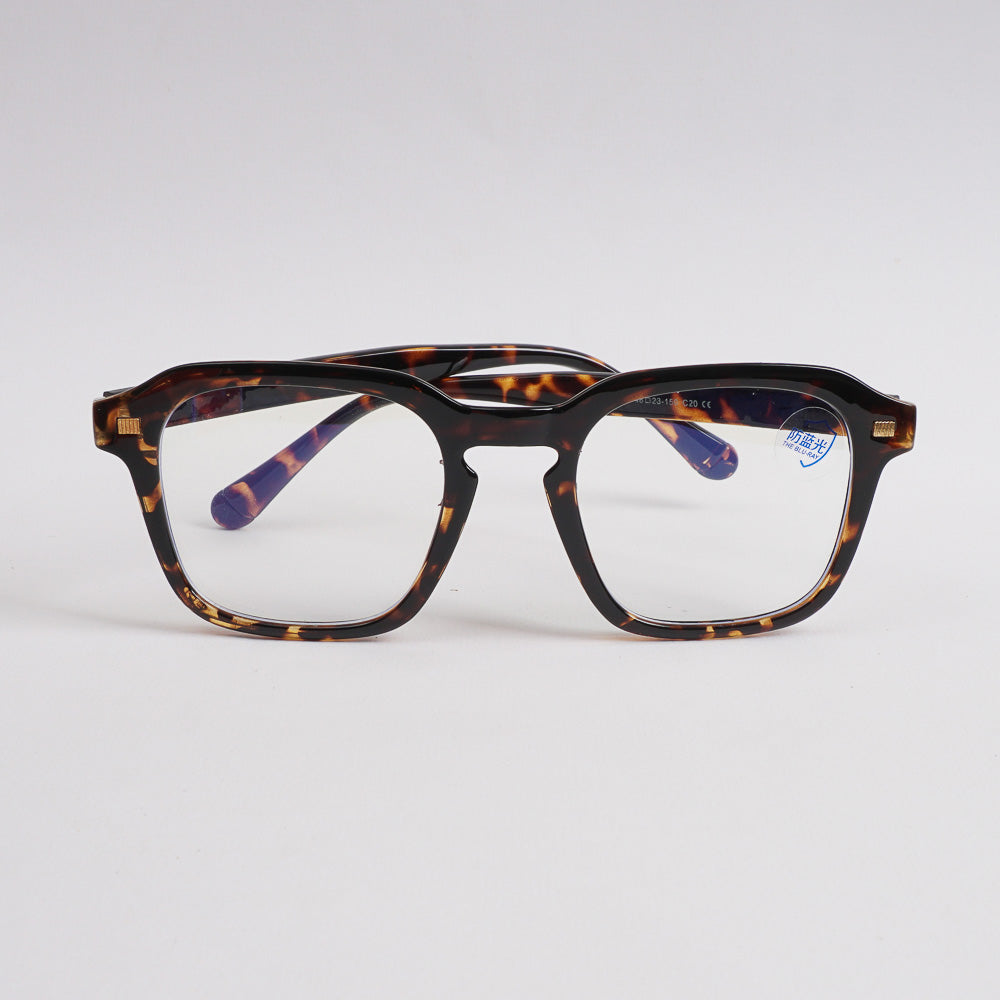 Black Orange Shade Optical Frame For Men & Women