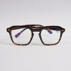 Black Orange Shade Optical Frame For Men & Women