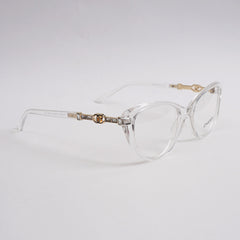 White Optical Frame For Men & Women C