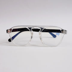 Whte Blck Optical Frame For Men & Women