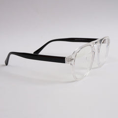 Whte Blck Optical Frame For Men & Women