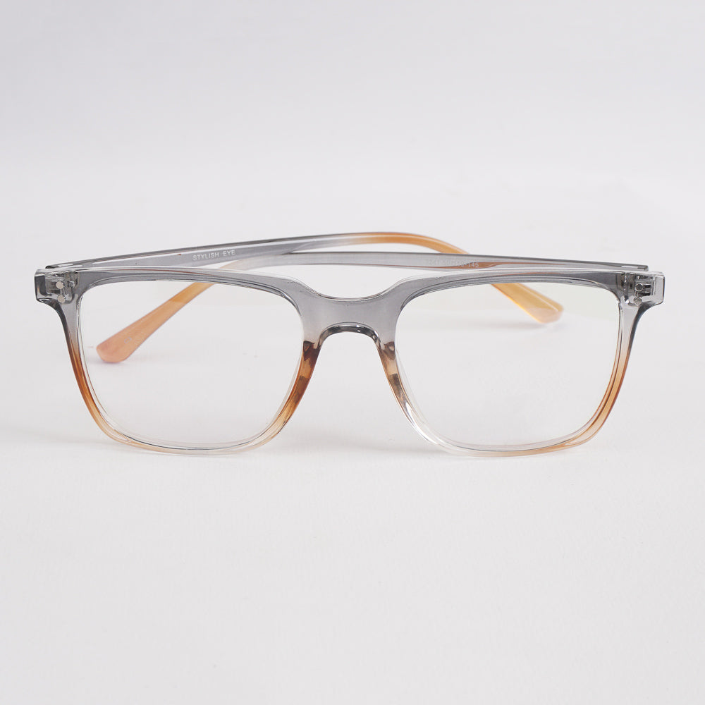 Grey Orange Optical Frame For Men & Women