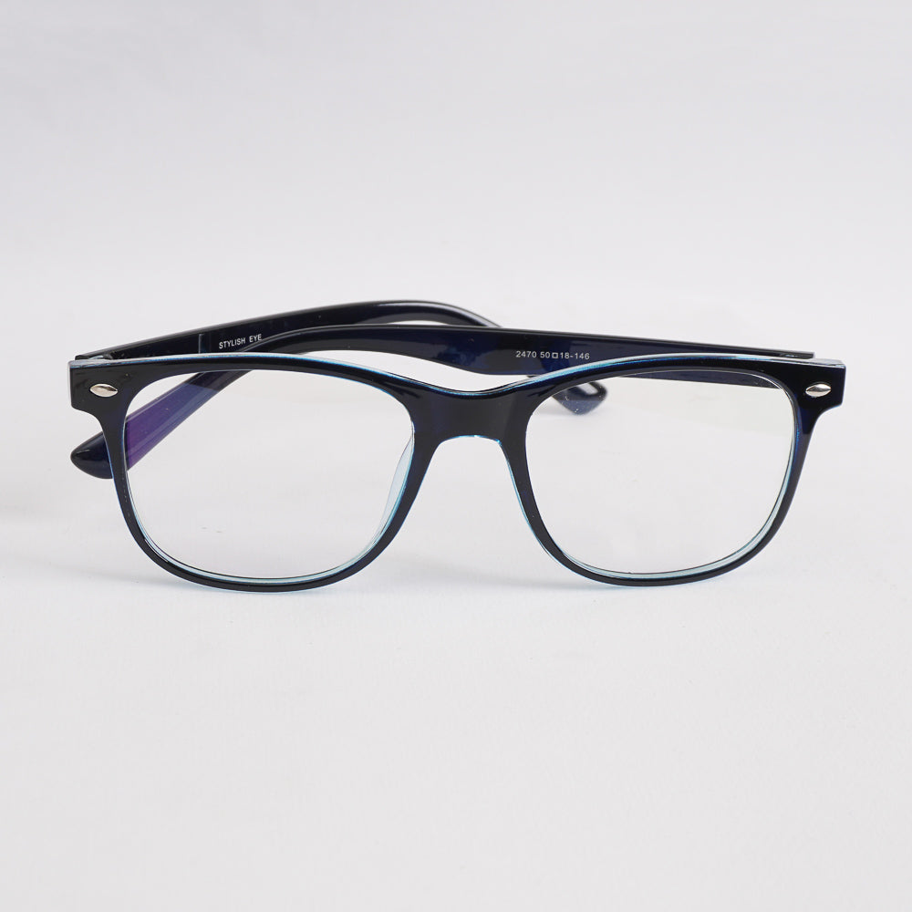 Black Blue Optical Frame For Men & Women