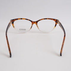 Orange White Optical Frame For Men & Women