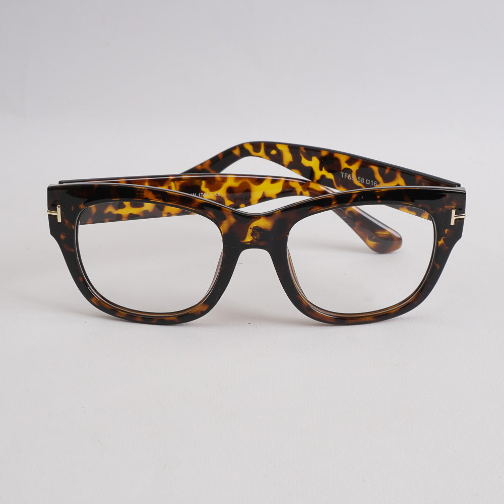 Black Orange Optical Frame For Men & Women