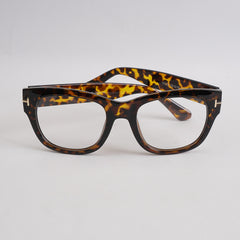 Black Orange Optical Frame For Men & Women
