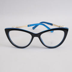 Black Blue Optical Frame For Men & Women