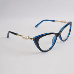 Black Blue Optical Frame For Men & Women