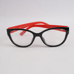 Black Red Optical Frame For Men & Women