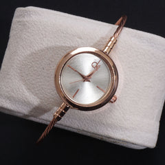 Women Kara Wrist Watch CK Rosegold White