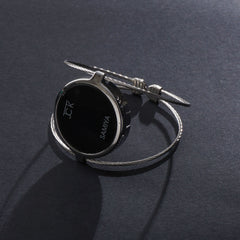 Women LED Wrist Watch Silver
