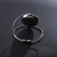 Women LED Wrist Watch Silver