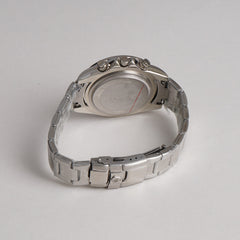 Mens Chain Wrist Watch Silver