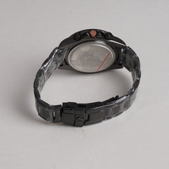 Mens Chain Wrist Watch Black