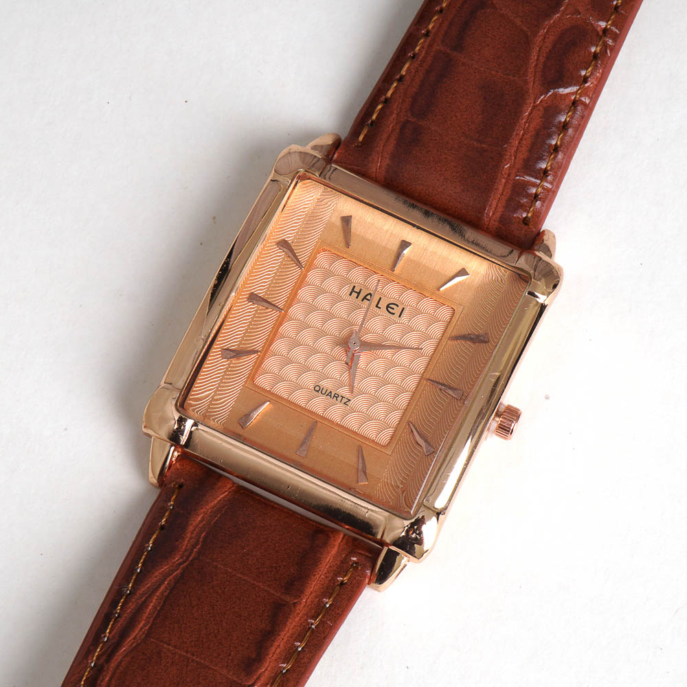 Mens Wrist Watch Brown