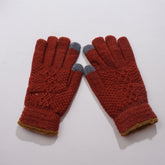 Winter Gloves For Men & Women Orange