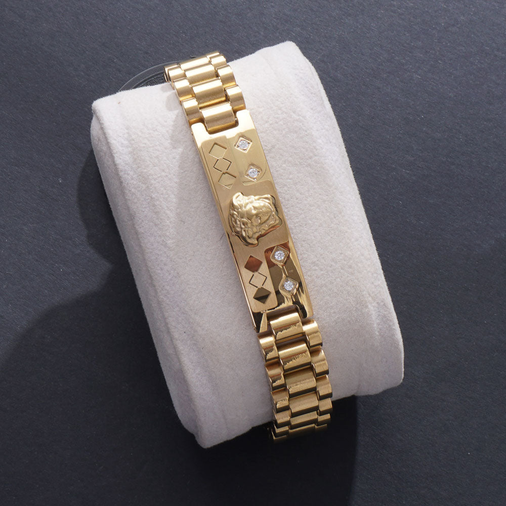 Golden Chain Bracelet For Men V