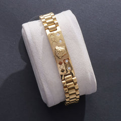 Golden Chain Bracelet For Men V
